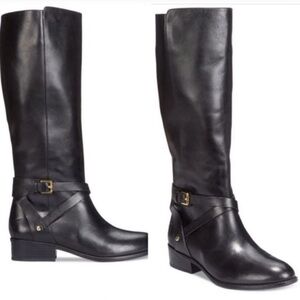 Ralph Lauren Women's Black Leather Boots